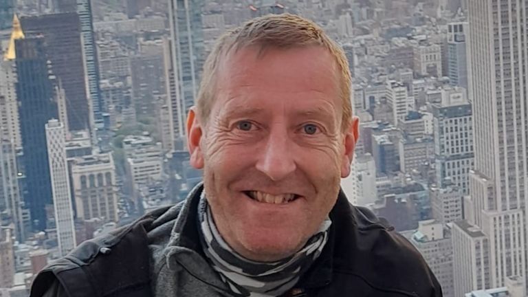 For Greg Milam story. Copy and pictures submitted via email. A woman who is under police investigation after assisting the suicide of her husband at Dignitas in Switzerland has told Sky News she has no regrets. Louise Shackleton has spoken publicly for the first time since her husband’s death in December. Mrs Shackleton surrendered herself to police after returning from Switzerland having seen her husband Anthony die. He had been suffering with Motor Neurone Disease for six years.