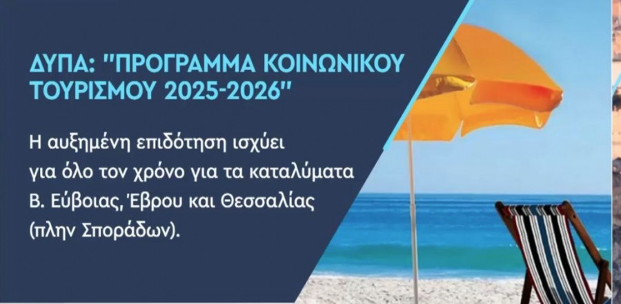 Σπ. Πρωτοψάλτης για Πρόγραμμα Κοινωνικού Τουρισμού: Ξεκινά την 1η Ιουνίου, πιο νωρίς από ποτέ – Ποιες οι προϋποθέσεις (κάρτες)