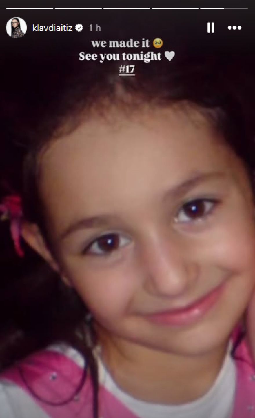 Κλαυδία: Η ανάρτησή της λίγο πριν τον μεγάλο τελικό της Eurovision - «Τα καταφέραμε»