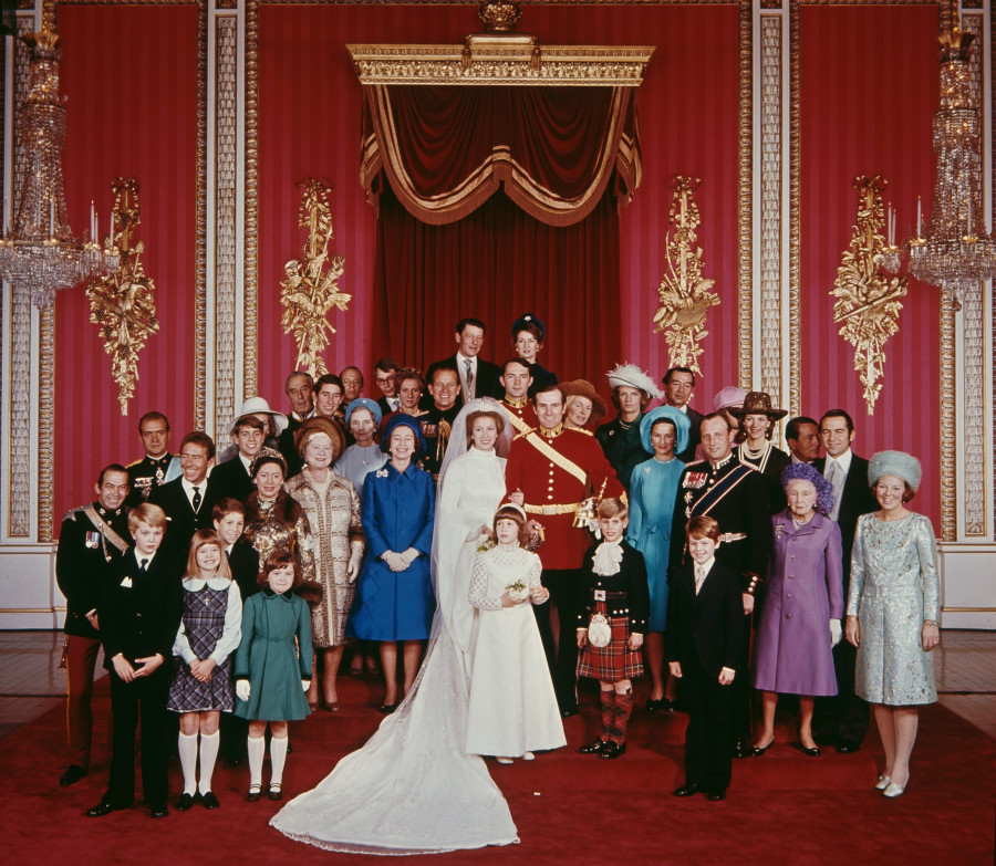 Queen Elisabeth - Princess Anne Wedding
