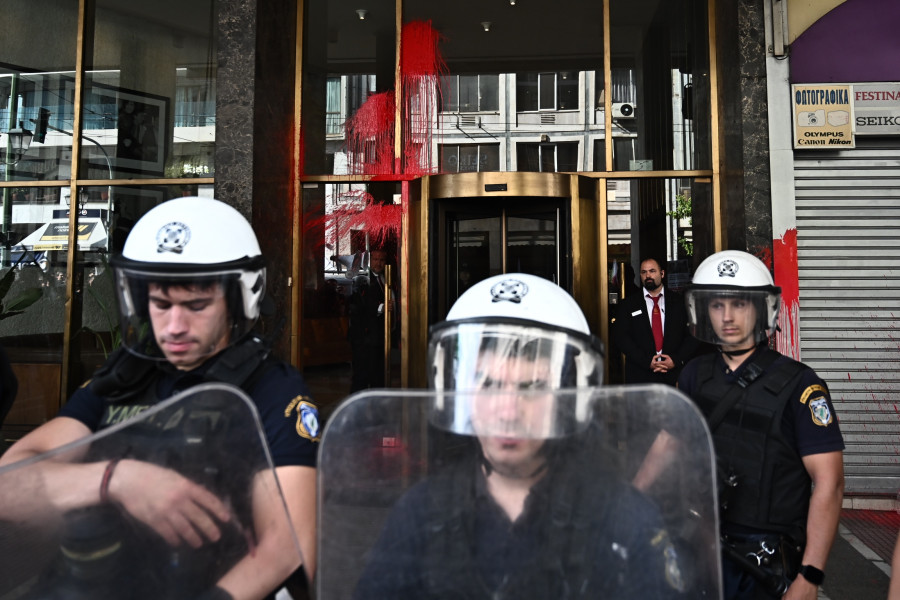 [378234] ΣΥΛΛΑΛΗΤΗΡΙΟ ΑΛΛΗΛΕΓΓΥΗΣ ΣΤΗΝ ΠΑΛΑΙΣΤΙΝΗ ΑΠΟ ΤΟ ΠΑΜΕ ΜΕ ΑΦΟΡΜΗ ΣΥΝΕΔΡΙΟ ΓΙΑ ΤΗΝ ΟΙΚΟΝΟΜΙΚΗ ΣΥΝΕΡΓΑΣΙΑ ΕΛΛΑΔΑΣ ΚΑΙ ΙΣΡΑΗΛ (ΚΩΣΤΑΣ ΤΖΟΥΜΑΣ/EUROKINISSI)