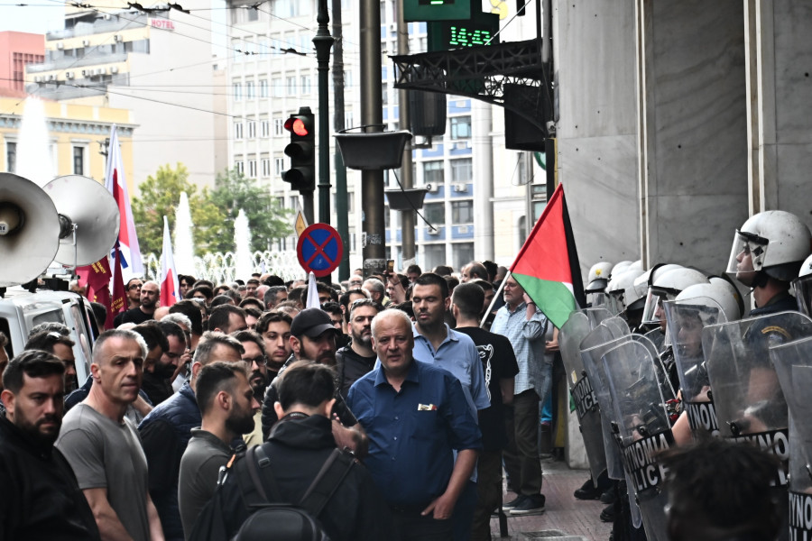 [378234] ΣΥΛΛΑΛΗΤΗΡΙΟ ΑΛΛΗΛΕΓΓΥΗΣ ΣΤΗΝ ΠΑΛΑΙΣΤΙΝΗ ΑΠΟ ΤΟ ΠΑΜΕ ΜΕ ΑΦΟΡΜΗ ΣΥΝΕΔΡΙΟ ΓΙΑ ΤΗΝ ΟΙΚΟΝΟΜΙΚΗ ΣΥΝΕΡΓΑΣΙΑ ΕΛΛΑΔΑΣ ΚΑΙ ΙΣΡΑΗΛ (ΚΩΣΤΑΣ ΤΖΟΥΜΑΣ/EUROKINISSI)