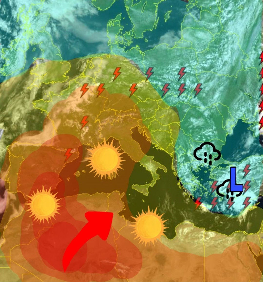 χάρτης καιρός