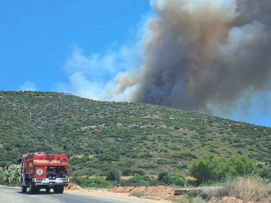 φωτιά-μαραθώνας
