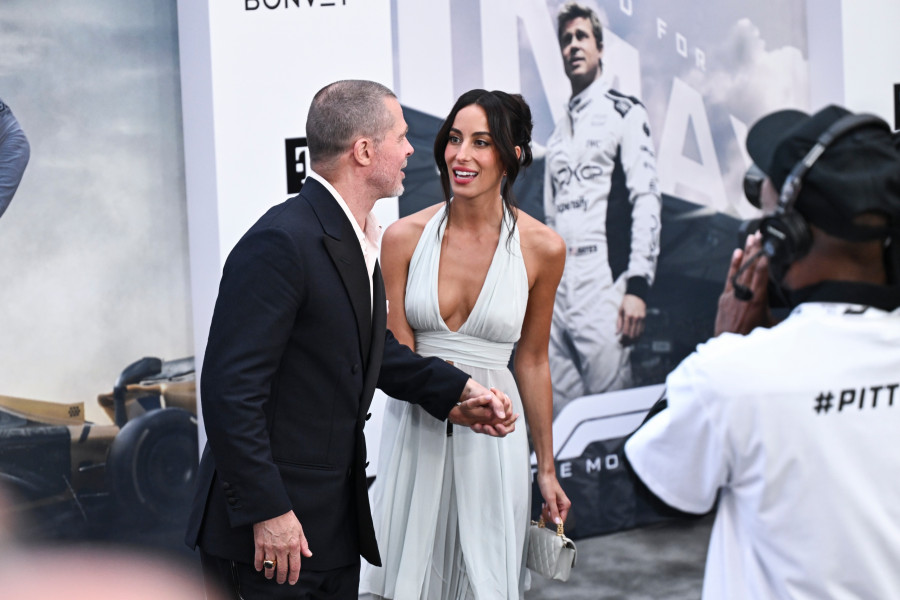 Brad Pitt and Ines de Ramon