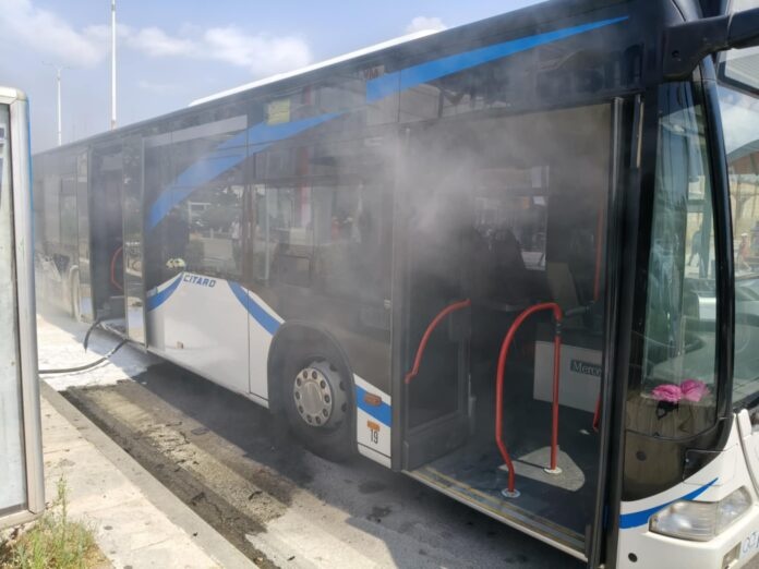 Φωτιά-Λεωφορείο