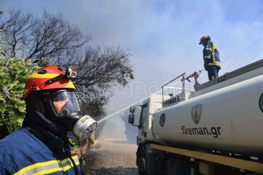 φωτιά-μαραθώνας