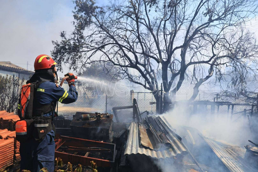 φωτιά-μαραθώνας