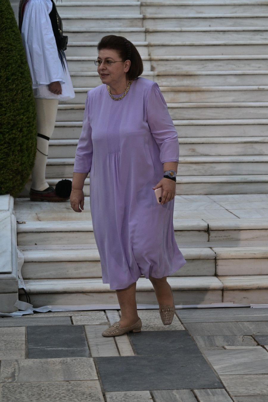[379384] ΔΕΞΙΩΣΗ ΣΤΟ ΠΡΟΕΔΡΙΚΟ ΜΕΓΑΡΟ ΓΙΑ ΤΗΝ 51η ΕΠΕΤΕΙΟ ΑΠΟΚΑΤΑΣΤΑΣΗΣ ΤΗΣ ΔΗΜΟΚΡΑΤΙΑΣ (ΤΑΤΙΑΝΑ ΜΠΟΛΑΡΗ/EUROKINISSI)