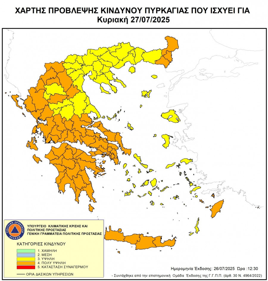 Κίνδυνος πυρκαγιάς