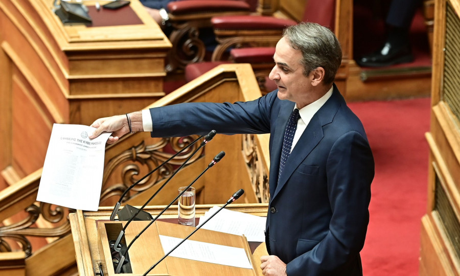 Ζήτησε ευθύνη ο Κυριάκος Μητσοτάκης στη Βουλή για τον ΟΠΕΚΕΠΕ: Μόνη λύση η Εξεταστική