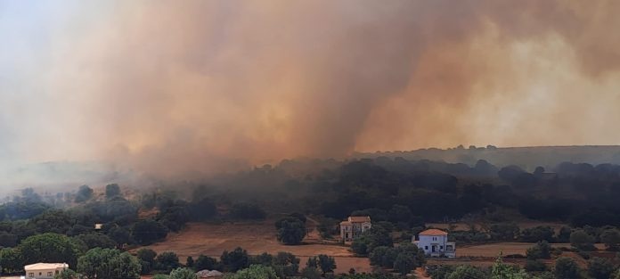 Φωτιά Κεφαλονιά 