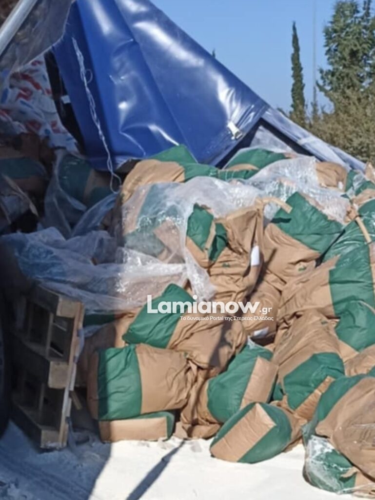 νταλικες λαμια συγκρουση