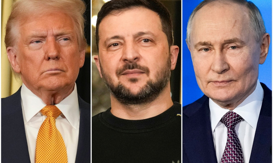  Τραμπ - Πούτιν - Ζελένσκι