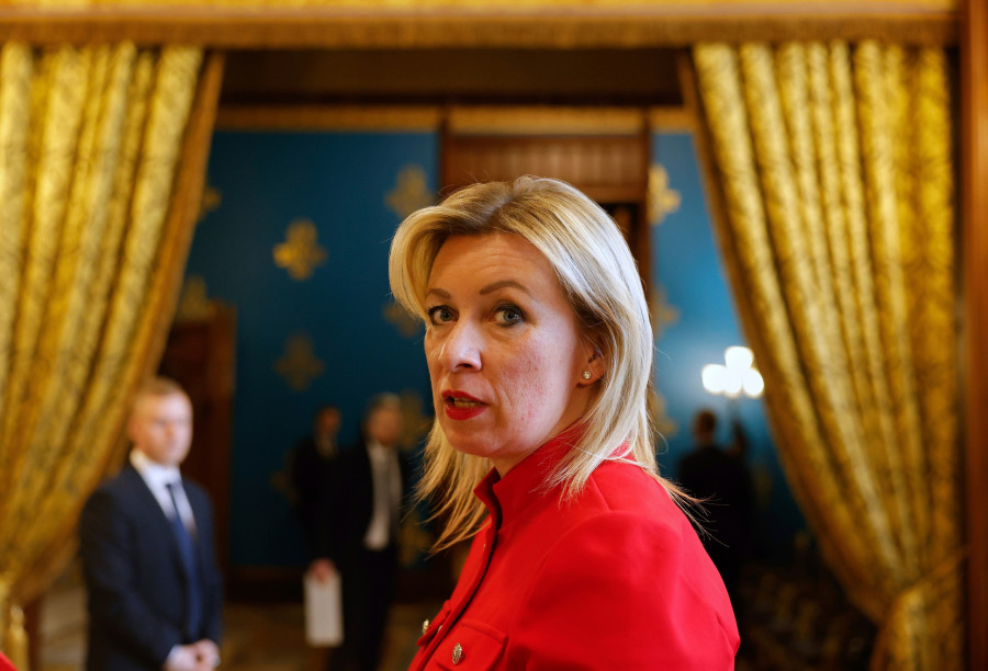 Η εκπρόσωπος του ΥΠΕΞ της Ρωσίας, Μαρία Ζαχάροβα.