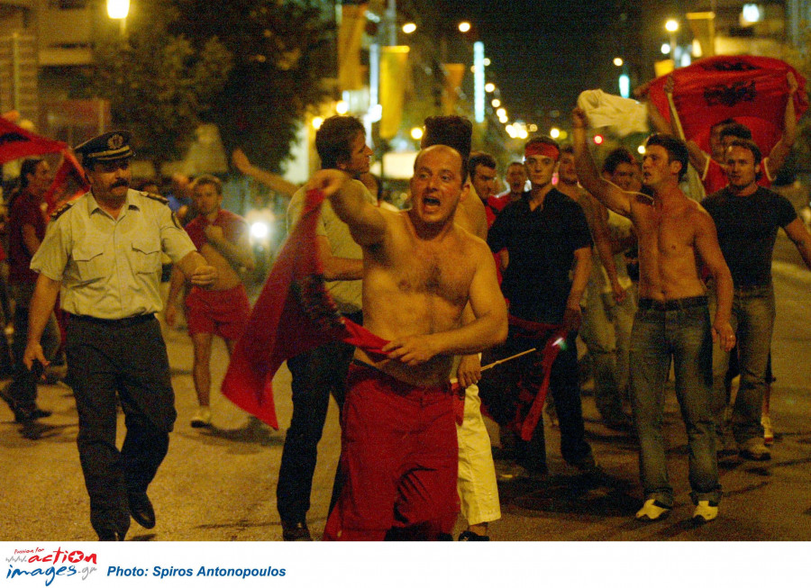 ΑΘΗΝΑ-ΕΠΕΙΣΟΔΙΑ ΜΕΤΑΞΥ ΕΛΛΗΝΩΝ ΚΑΙ ΑΛΒΑΝΩΝ ΜΕΤΑ ΤΟ ΤΕΛΟΣ ΤΟΥ ΑΓΩΝΑ ΑΛΒΑΝΙΑΣ-ΕΛΛΑΔΑΣ