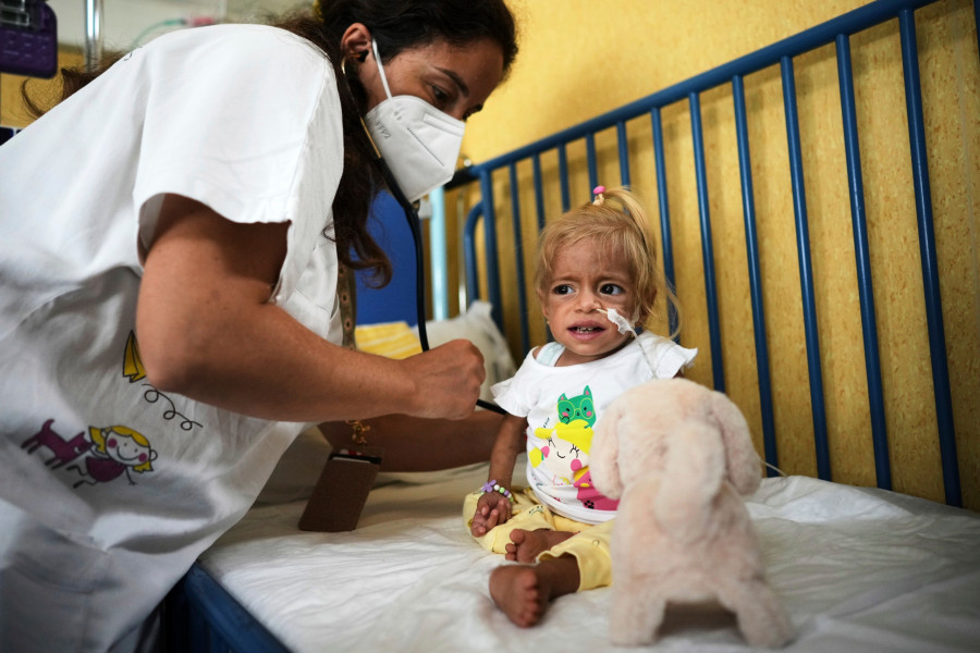 Γάζα - Υποσιτισμένο παιδί - Ιταλία