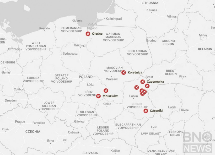 Ρωσικά drones Πολωνία