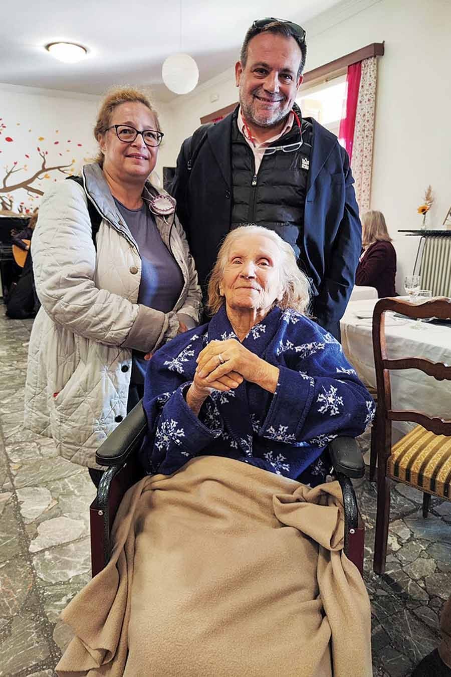 Μέλπω Ζαρόκωστα με τον γιο της