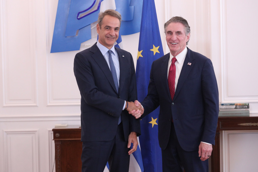 Συνάντηση Μητσοτάκη με Μπέργκαμ.