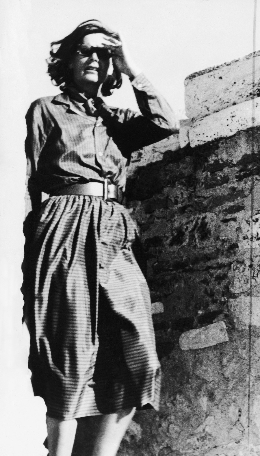 Greece Athens Greta Garbo at the Acropolis