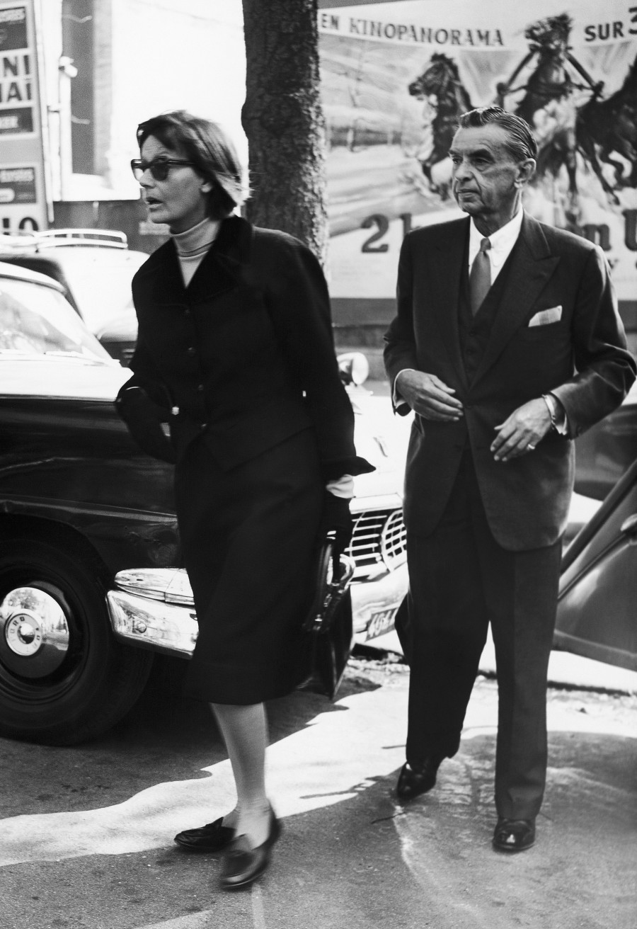 France Paris Greta Garbo and Georg Schlee