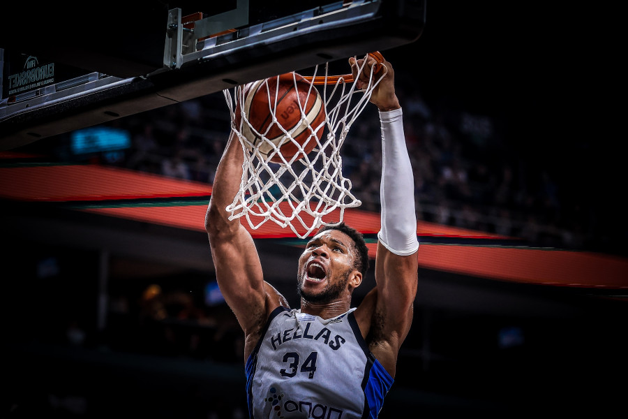 Ο Γιάννης Αντετοκούνμπο.