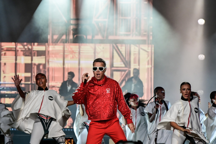 [380812] ΣΥΝΑΥΛΙΑ ΤΟΥ ROBBIE WILLIAMS ΣΤΗΝ ΑΘΗΝΑ (ΜΙΧΑΛΗΣ ΠΑΠΑΝΙΚΟΛΑΟΥ/EUROKINISSI)