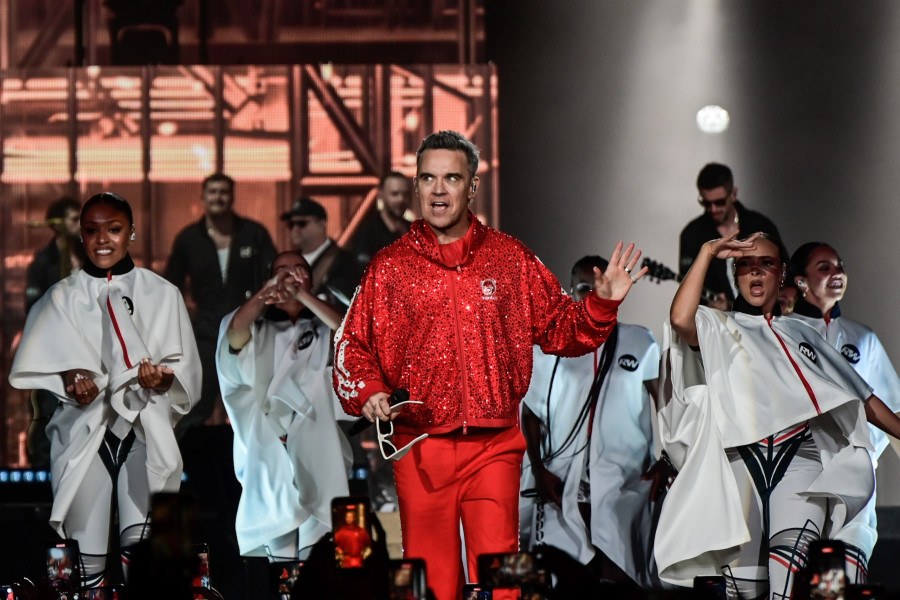 [380812] ΣΥΝΑΥΛΙΑ ΤΟΥ ROBBIE WILLIAMS ΣΤΗΝ ΑΘΗΝΑ (ΜΙΧΑΛΗΣ ΠΑΠΑΝΙΚΟΛΑΟΥ/EUROKINISSI)