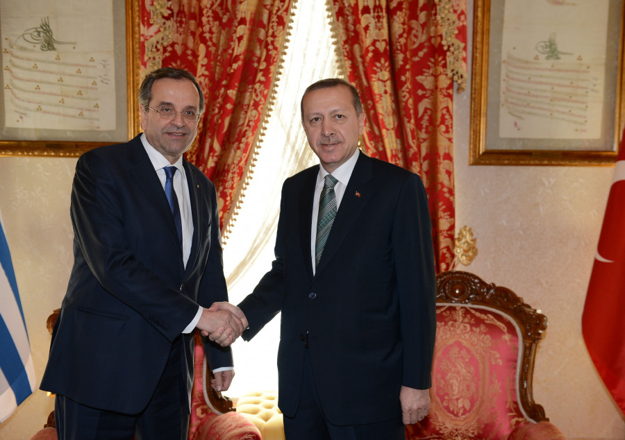 antonis samaras; tayip erdogan; 2013; konstantinoupolis