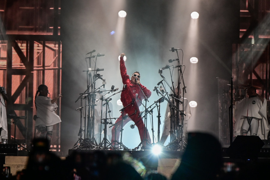 [380812] ΣΥΝΑΥΛΙΑ ΤΟΥ ROBBIE WILLIAMS ΣΤΗΝ ΑΘΗΝΑ (ΜΙΧΑΛΗΣ ΠΑΠΑΝΙΚΟΛΑΟΥ/EUROKINISSI)