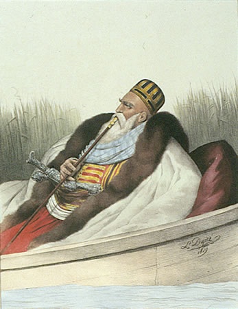 Ο Αλή πασάς το 1819 στη λίμνη του Βουθρωτού