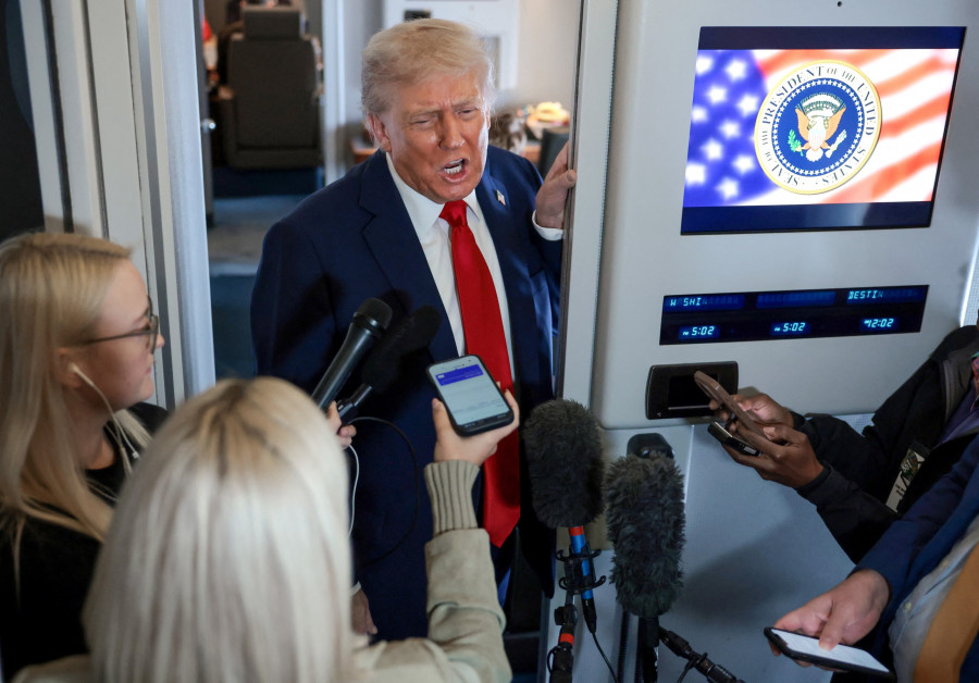U.S. President Trump arrives at Ben Gurion International Airport, in Lod