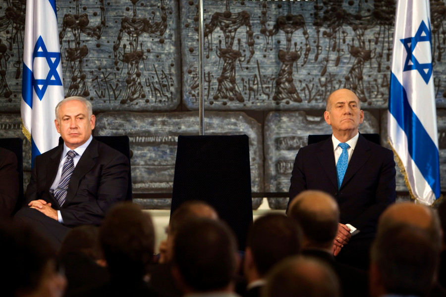 Ehud Olmert,Benjamin Netanyahu