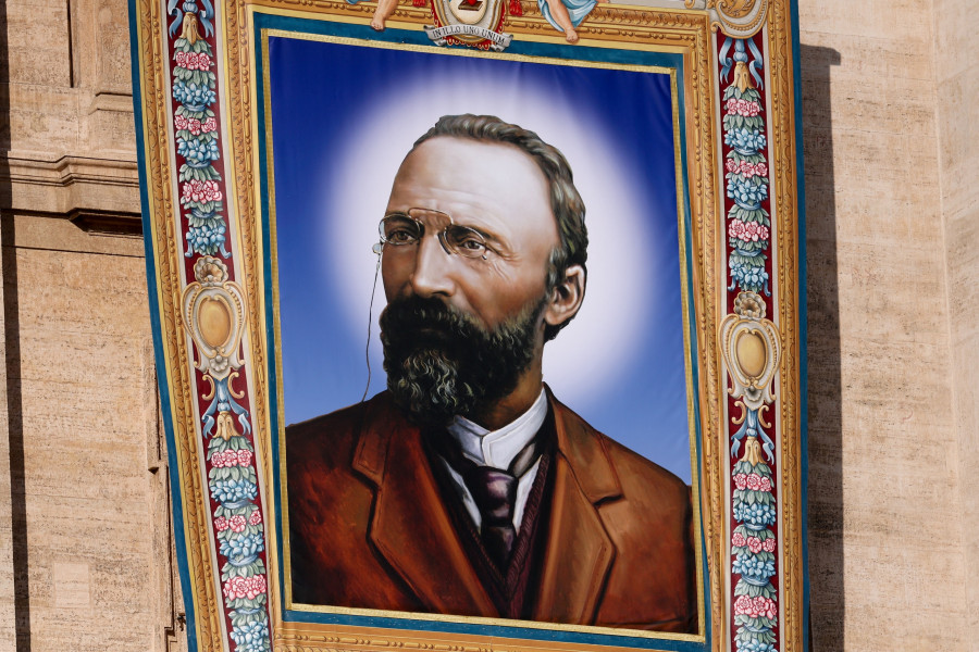 Canonisation of seven new saints during a mass in St. Peter's Square at the Vatican