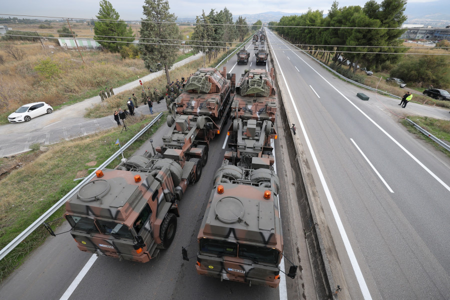 ΔΟΚΙΜΑΣΤΙΚΗ ΠΑΡΕΛΑΣΗ ΓΙΑ ΤΗΝ ΕΘΝΙΚΗ ΕΠΕΤΕΙΟ ΤΗΣ 28ης ΟΚΤΩΒΡΙΟΥ ΣΤΗΝ ΘΕΣΣΑΛΟΝΙΚΗ (ΡΑΦΑΗΛ ΓΕΩΡΓΙΑΔΗΣ/EUROKINISSI)