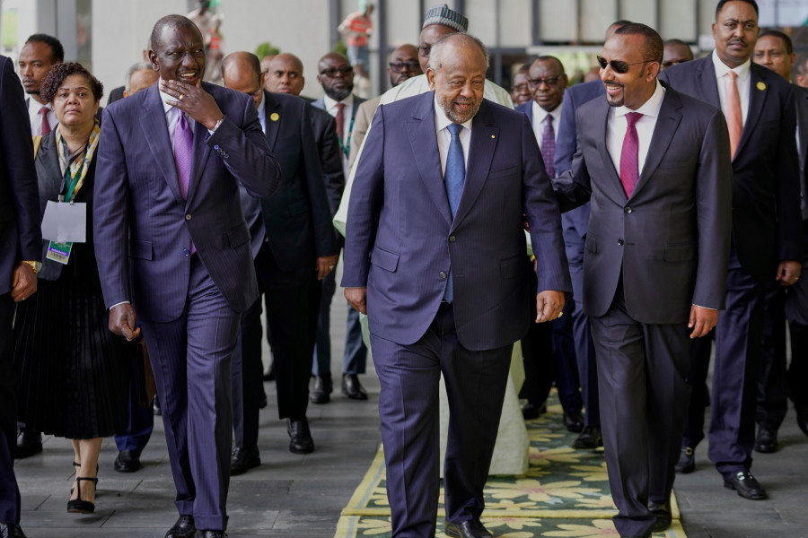 Ismail Omar Guelleh,Abiy Ahmed,William Ruto