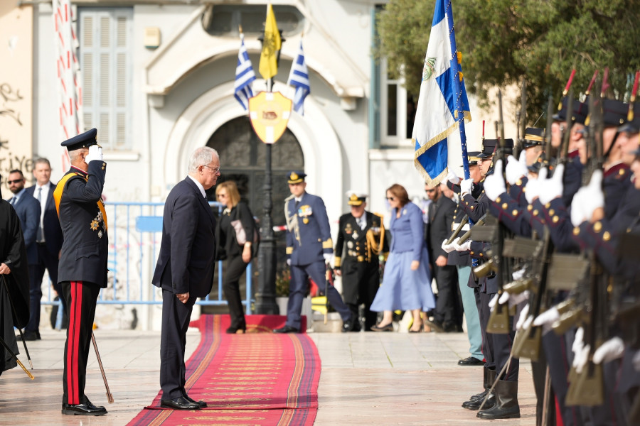 2025; Kostas Tasoulas; Saint Demetrius; celebration; church; doxology; religion; Άγιος Δημήτριος; Κωνσταντίνος Τασούλας; Κώστας Τασούλας; δοξολογία; εκκλησία; εορτασμός; θρησκεία; πολιούχος;