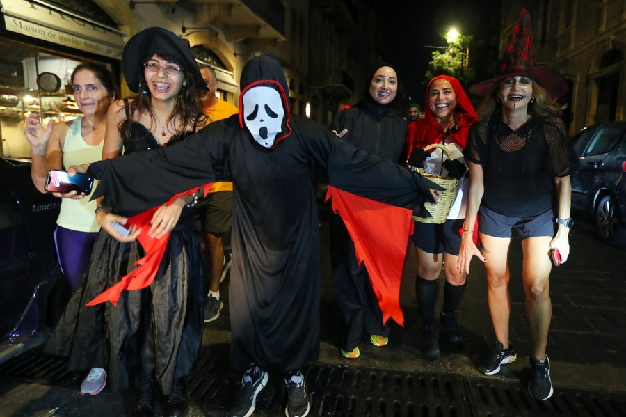 Halloween race in Beirut