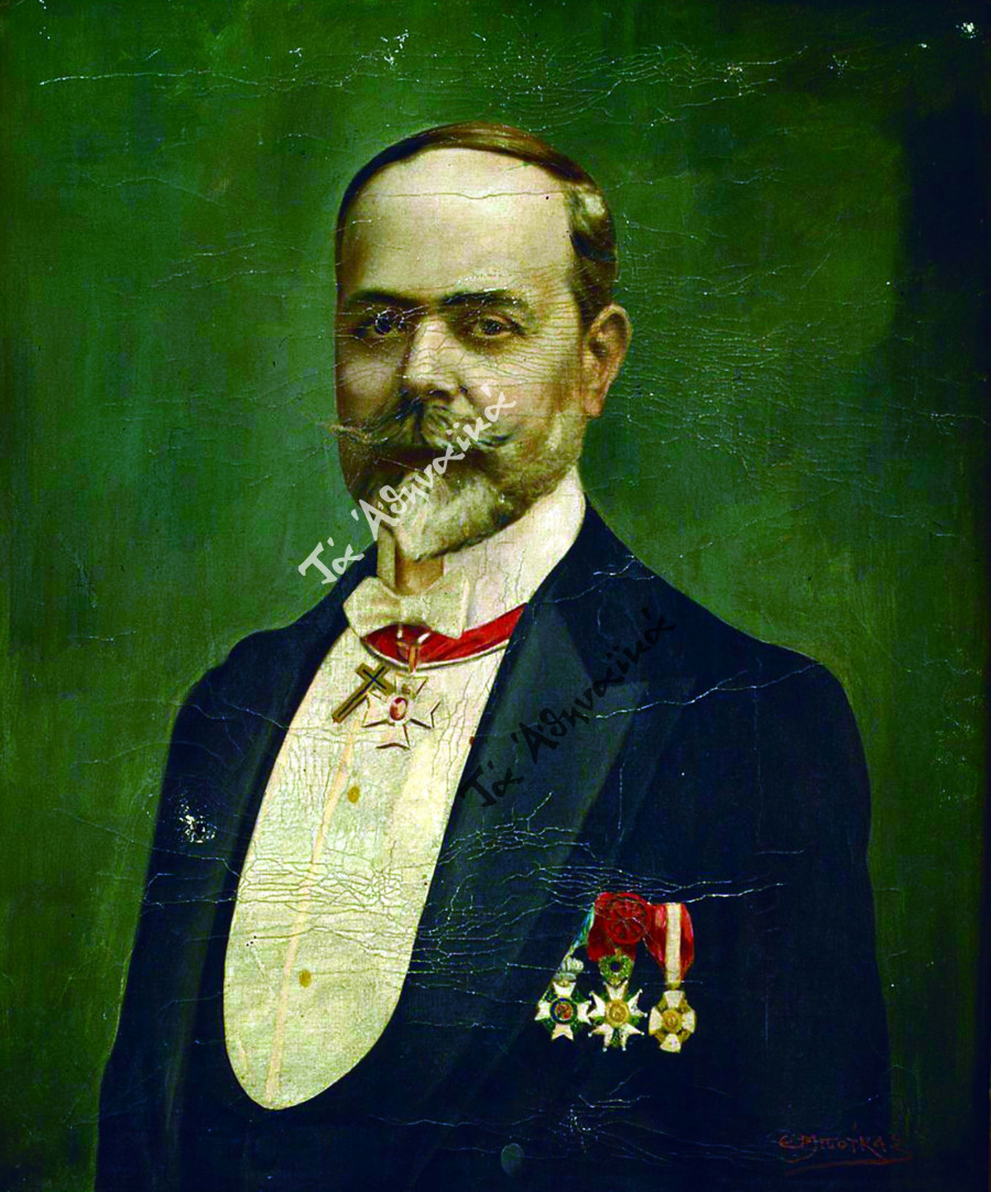 Ο δήμαρχος Αθηναίων, Σπυρίδων Μερκούρης.