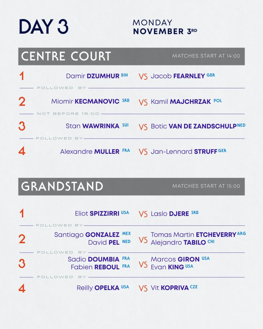 HELLENIC CHAMPIONSHIP ATP 250 DAY 3