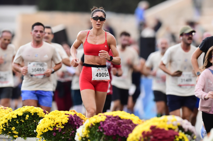 [381877] 42ος ΑΥΘΕΝΤΙΚΟΣ ΜΑΡΑΘΩΝΙΟΣ ΑΘΗΝΑΣ 2025 / ΕΙΚΟΝΕΣ-ΣΤΙΓΜΙΟΤΥΠΑ ΑΠΟ ΤΟ ΚΑΛΛΙΜΑΡΜΑΡΟ ΣΤΑΔΙΟ (KLODIAN LATO / EUROKINISSI)