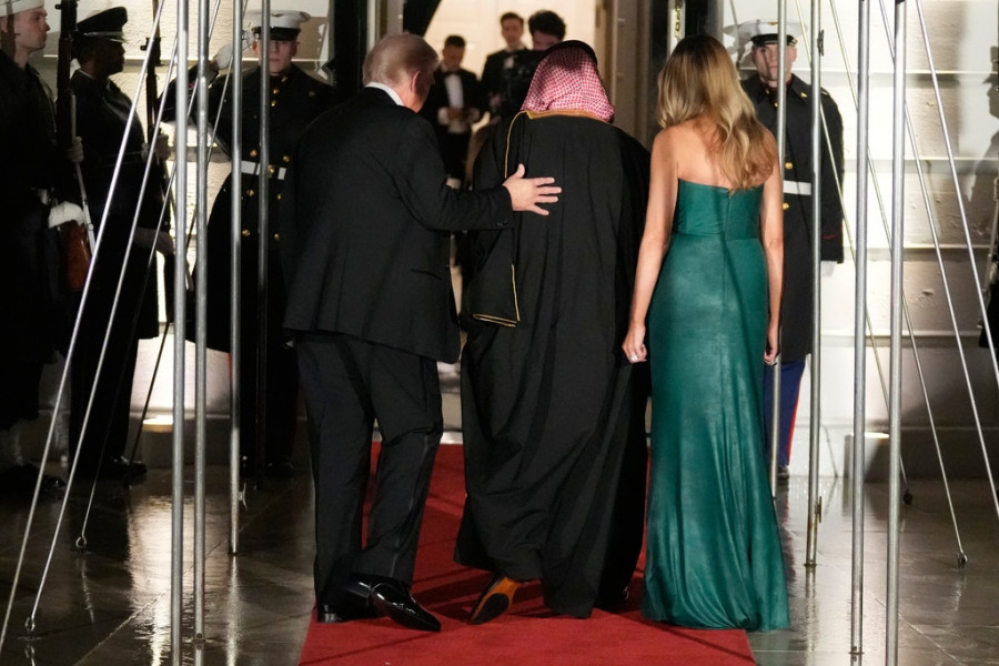 Donald Trump,Melania Trump,Mohammed bin Salman