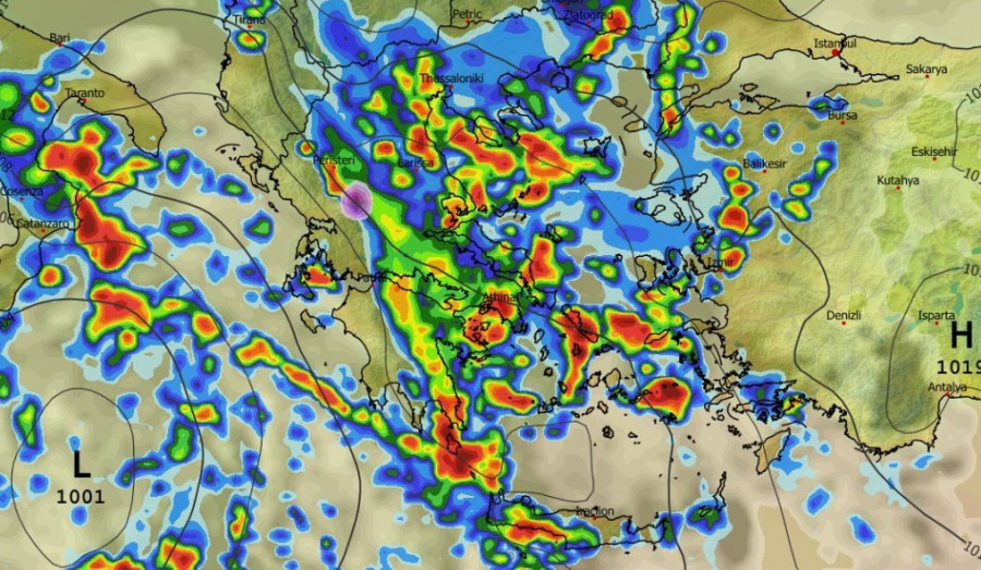 Βροχερή «εισβολή» από Δευτέρα: Επιμένει το ευρωπαϊκό μοντέλο σε νέο κύμα κακοκαιρίας 3 kairos-evropaiko-7.jpg