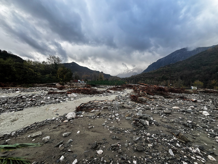 Καταστροφές από την κακοκαιρία στα Τζουμέρκα.