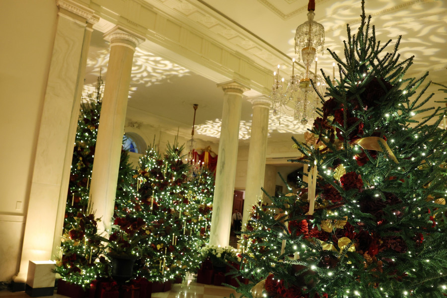 O παραμυθένιος στολισμός του Λευκού Οίκου με την «υπογραφή» της Μελάνια Τραμπ