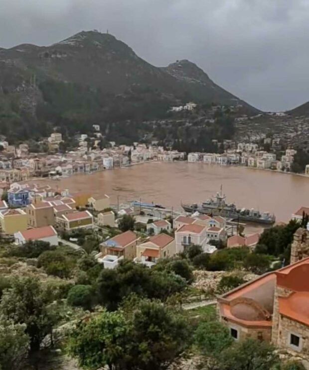 Καστελόριζο - Κακοκαιρία Byron