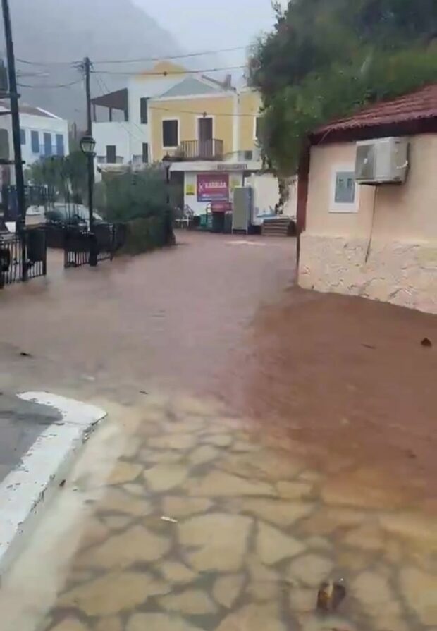 Καστελόριζο - Κακοκαιρία Byron