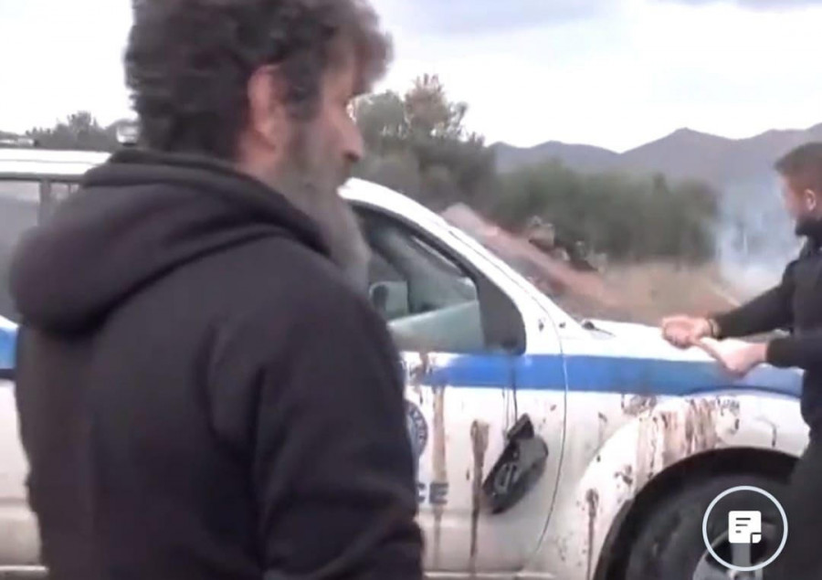 κρήτη αγροτες περιπολικο