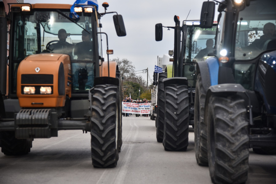 αγρότες Πρέβεζα τρακτέρ